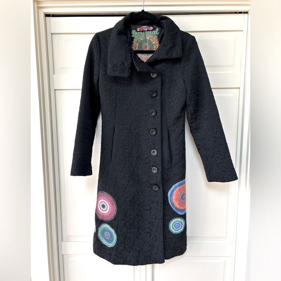 Desigual Long Coat - Picture 1 of 8
